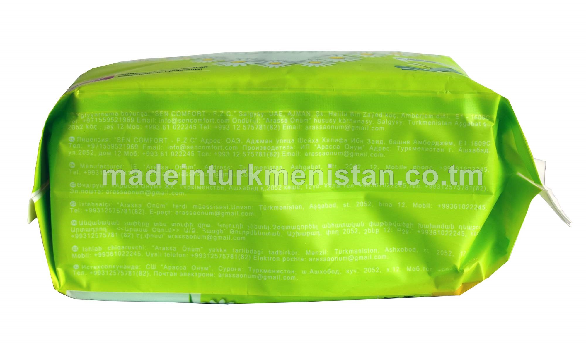 Zenanlar üçin gigiýenik prokladkalar 160mm