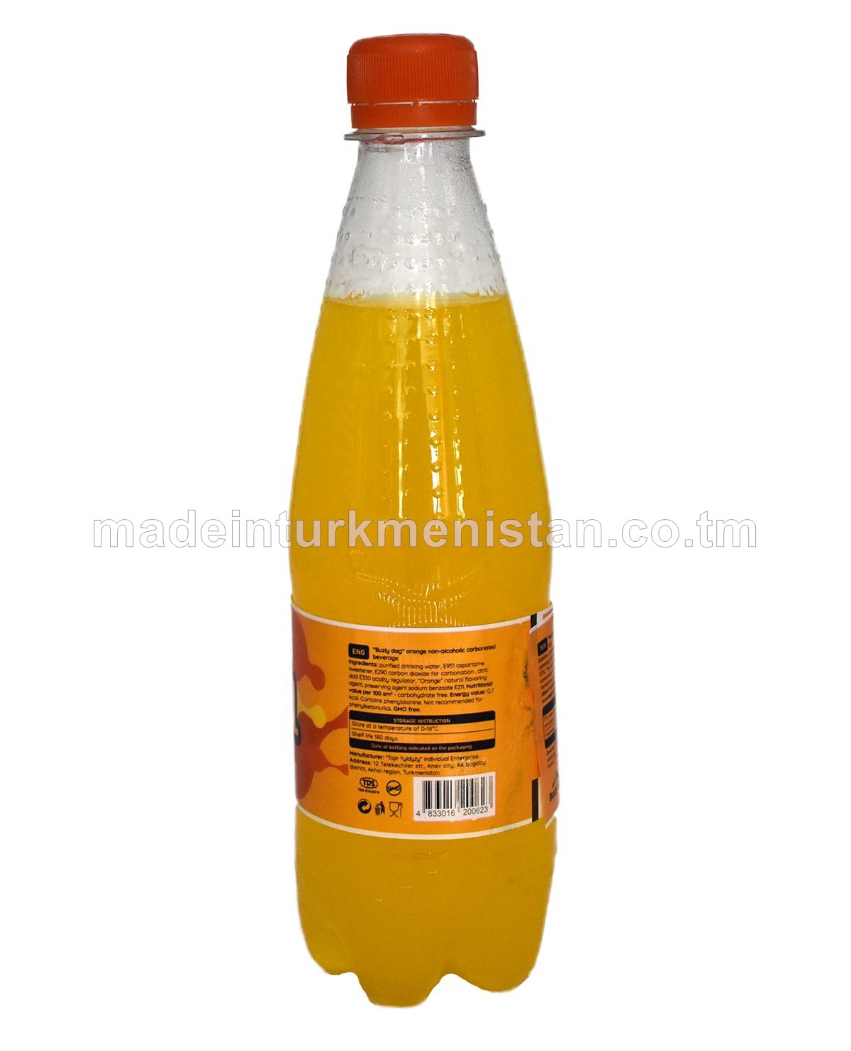 Pyrtykal alkogolsyz gazlandyrylan içgi