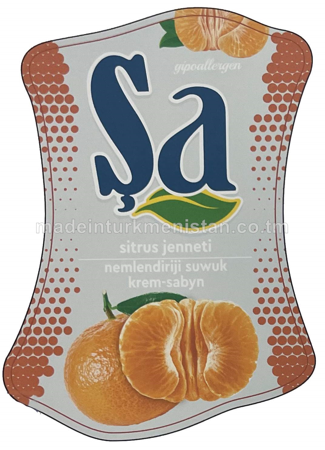 Şa nemlendiriji suwuk krem-sabyn, sitrus jenneti