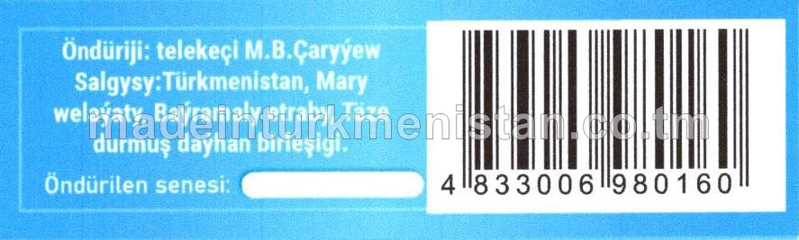 Dorag. Ýaglylygy 5%