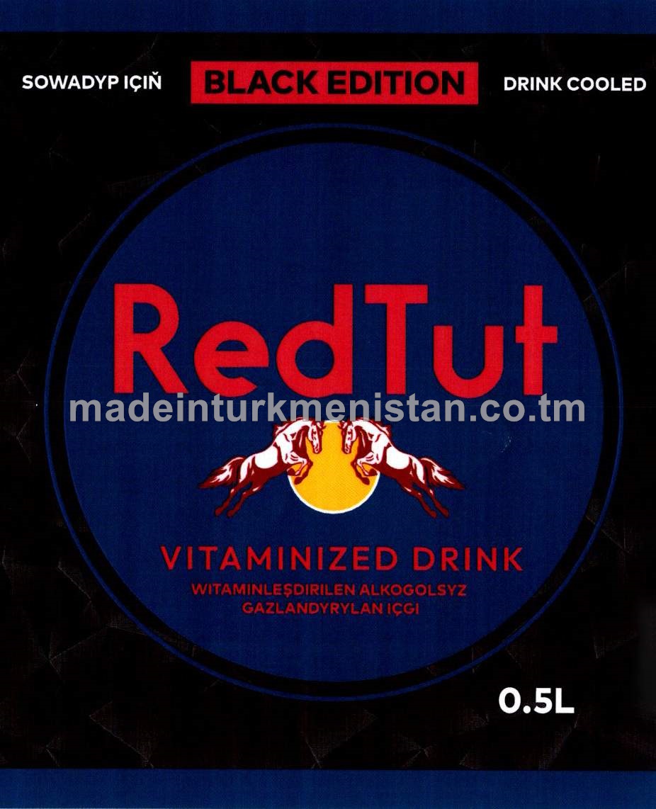 "RedTut" zirk hoşboý ysly witaminleşdirilen alkogolsyz gazlandyrylan içgi