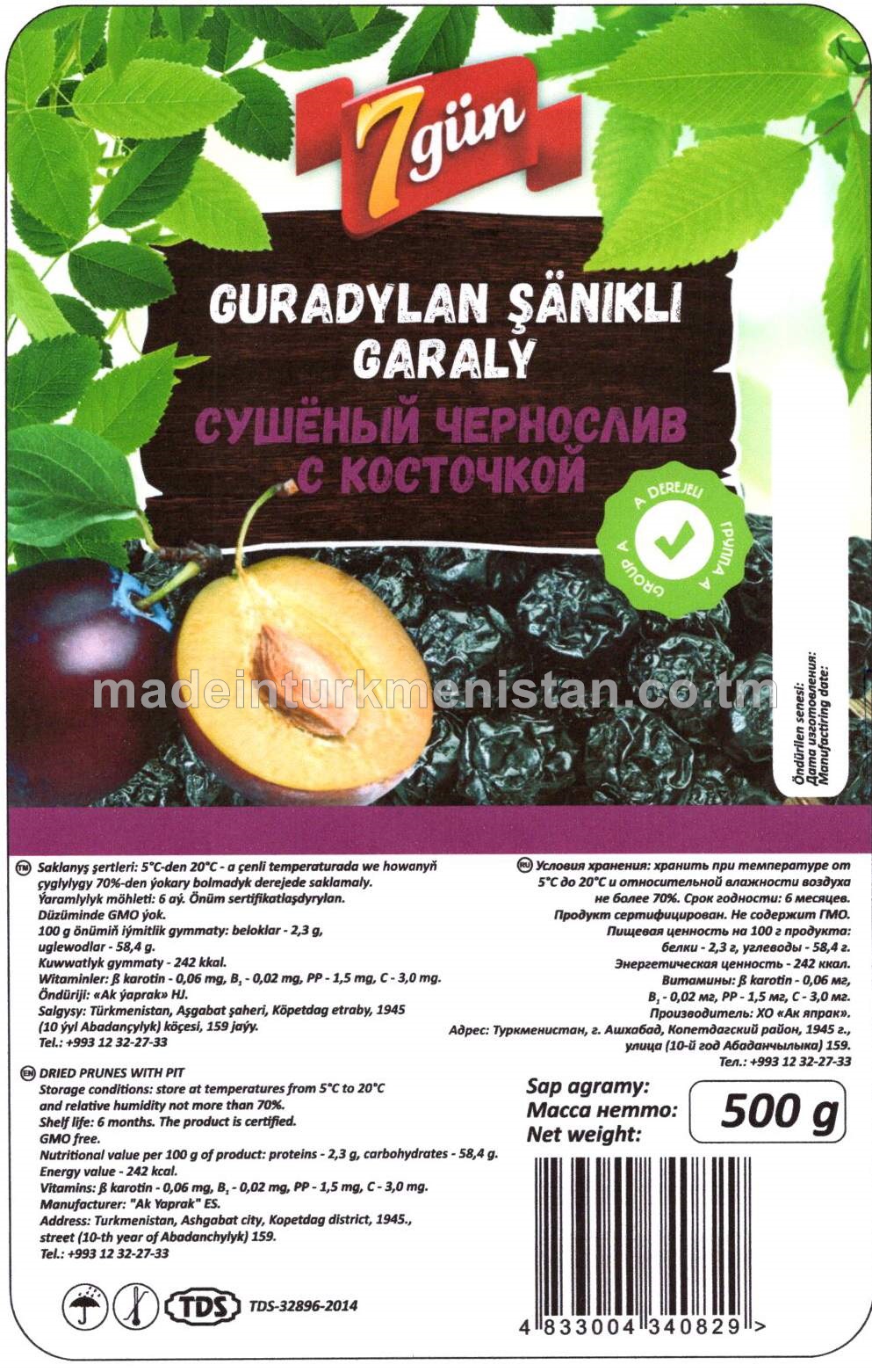 Guradylan şänikli garaly