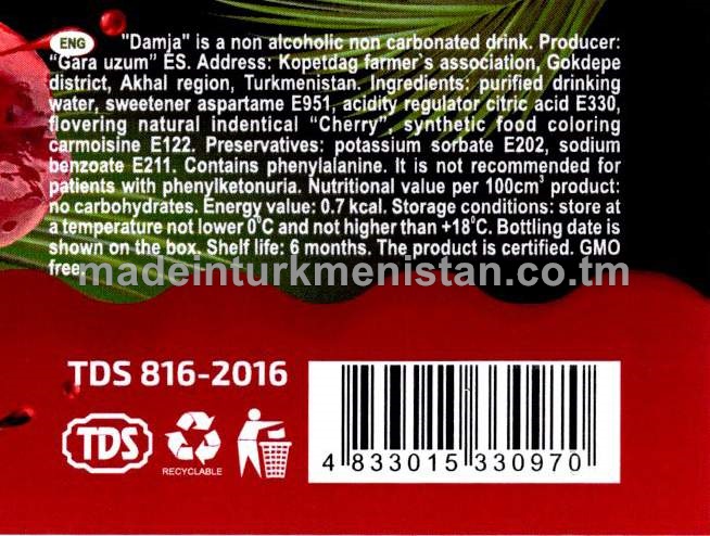 Ülje alkogolsyz gazsyz içgi