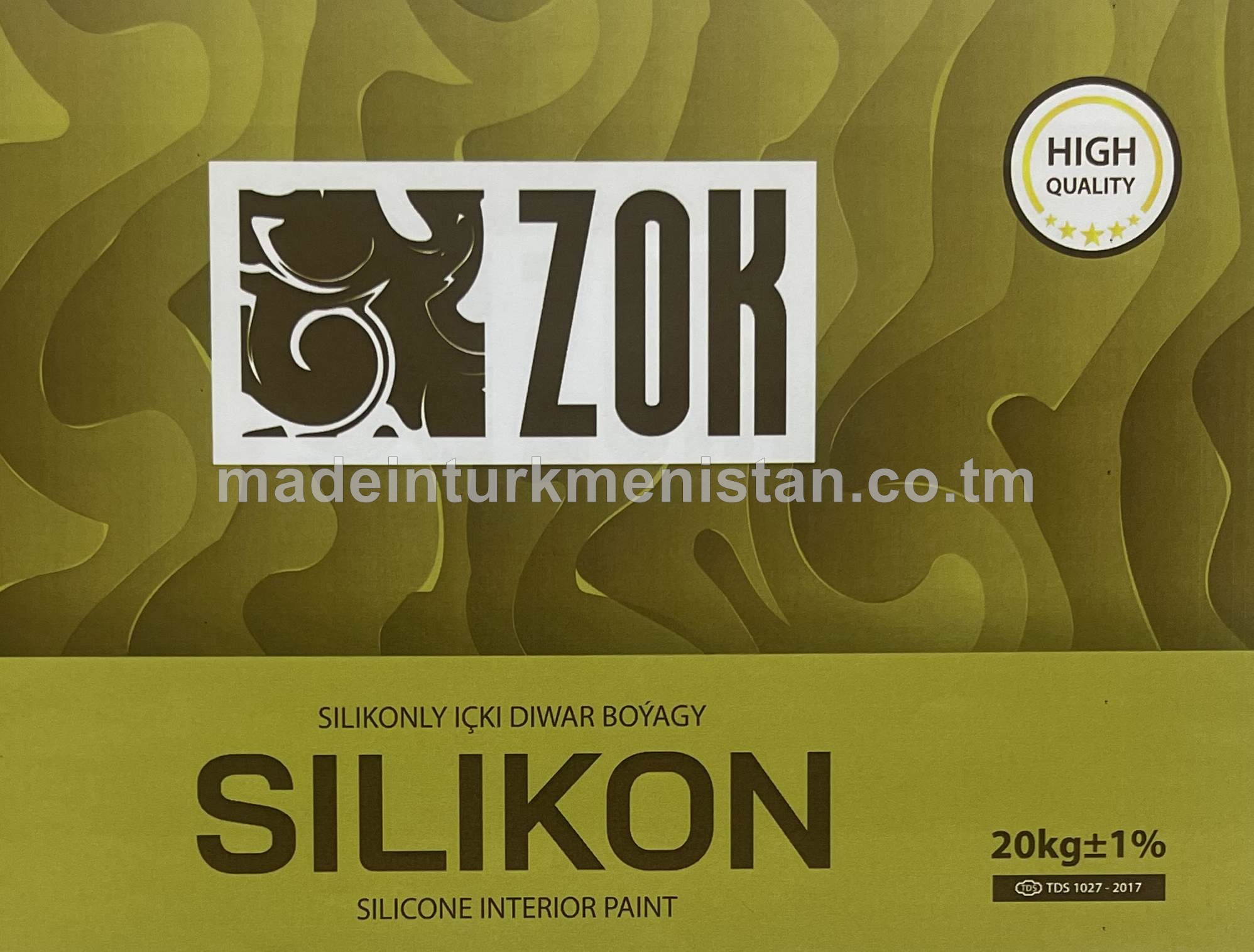 "SILIKON" WD-KÇ-183  suw dispersiýalarynyň esasynda mat ýokary hilli akril polimer boýagy