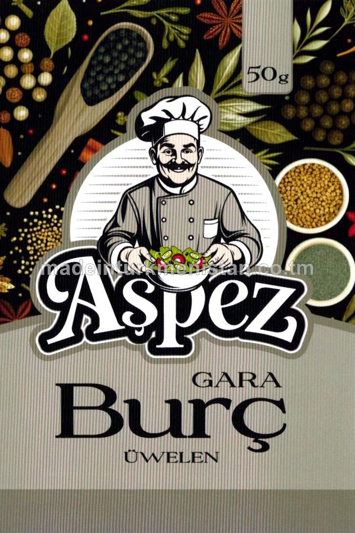 "AŞPEZ" Üwelen gara burç (Wýetnam Respublikasynda öndürilen)