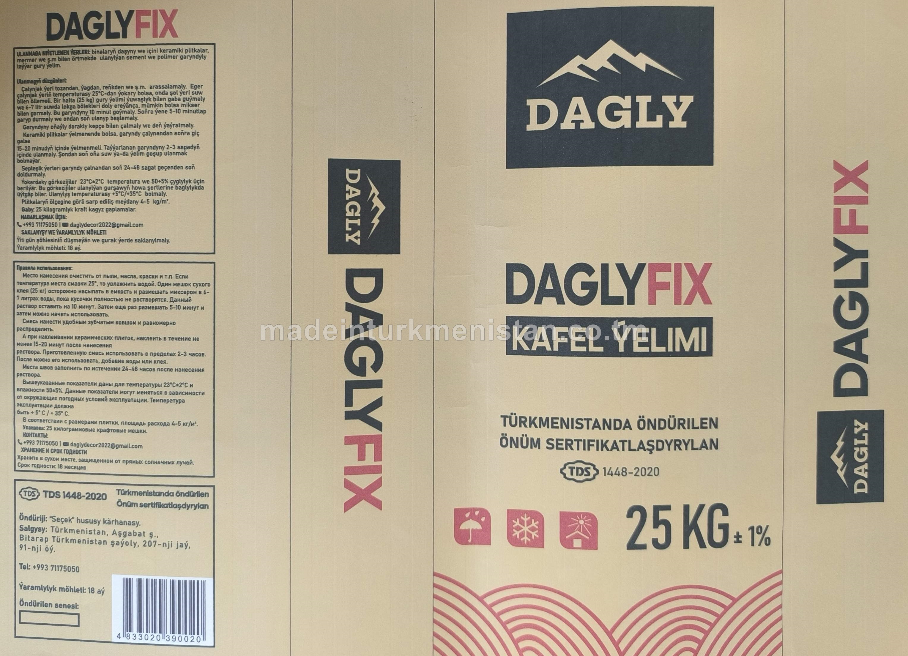 DaglyFix kafel ýelimi