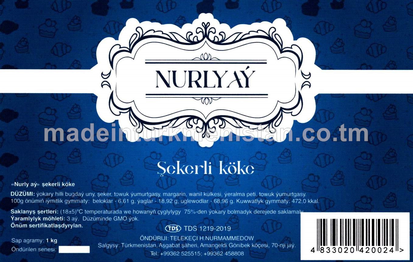 Şekerli köke, ýokary hilli bugdaý unundan