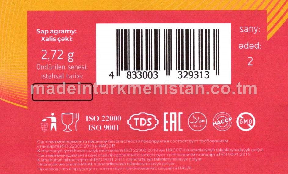 Gawun we garpyz ýakymly ysly sakgyç (2sany)