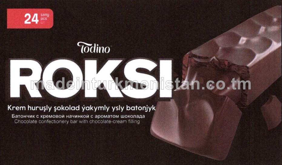 "Roksi" Krem huruşly şokolad ýakymly ysly batonjyk (24 sany*40 g)