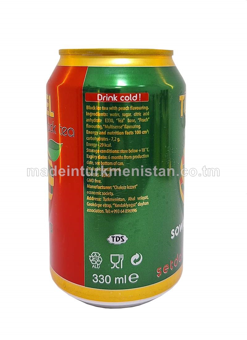 Şetdaly tagamly gara çaý gazsyz içgi