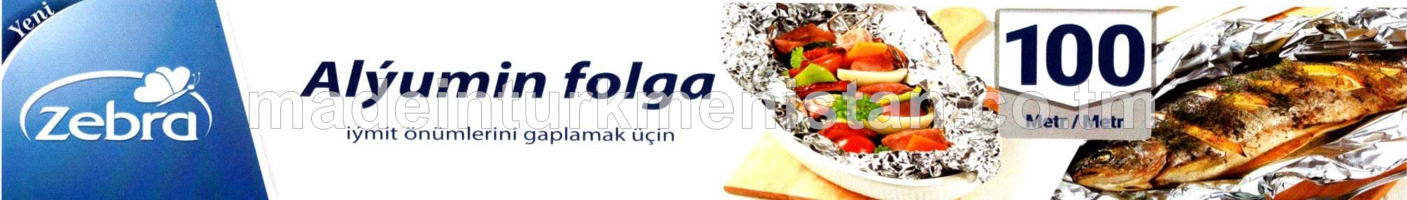 Iýmit önümleriniň gaplanylmagy üçin alýumin folga, 45sm(Hytaý Halk Respublikasynyň önümi)