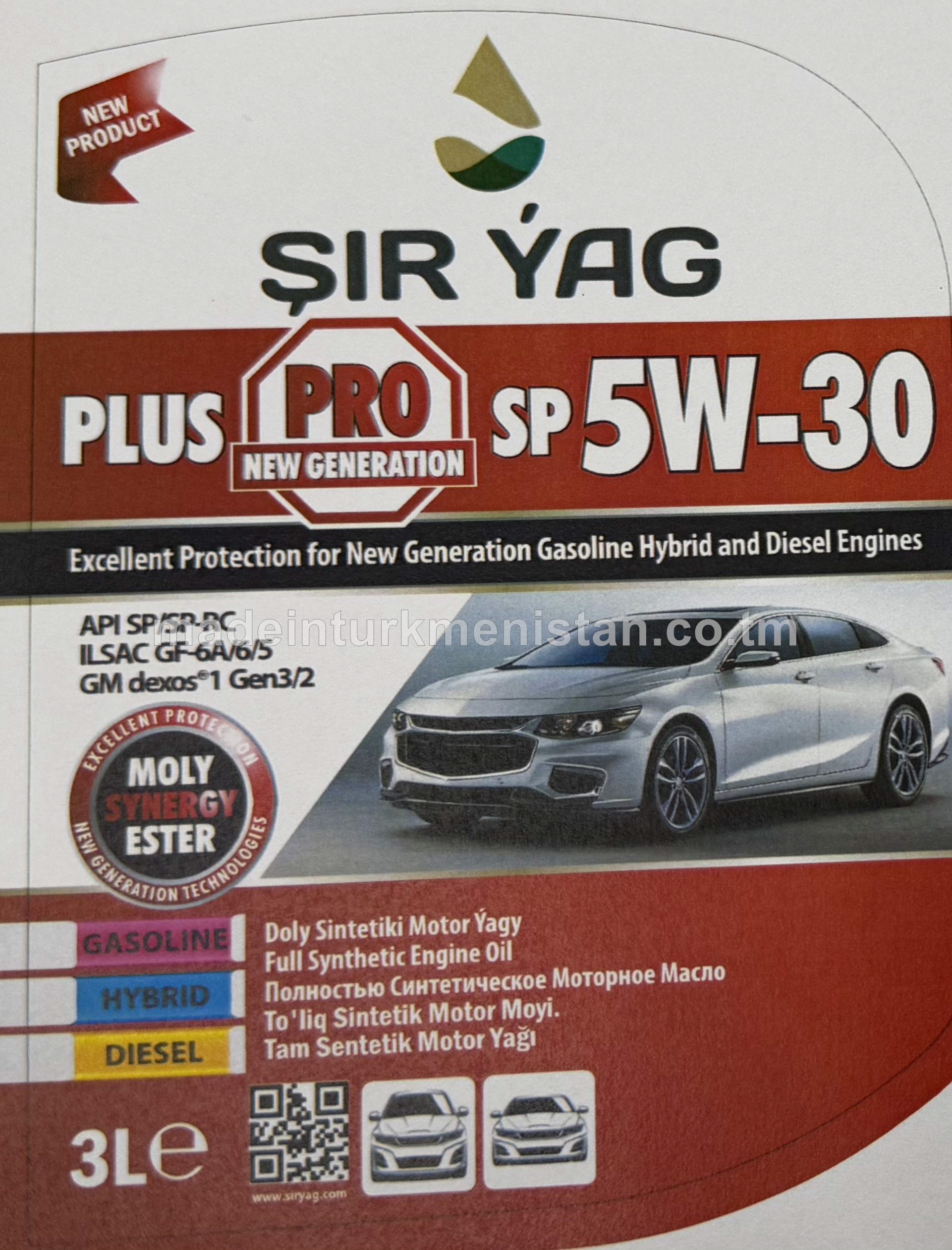 Doly Sintetiki Motor Ýagy PLUS PRO SP 5W-30