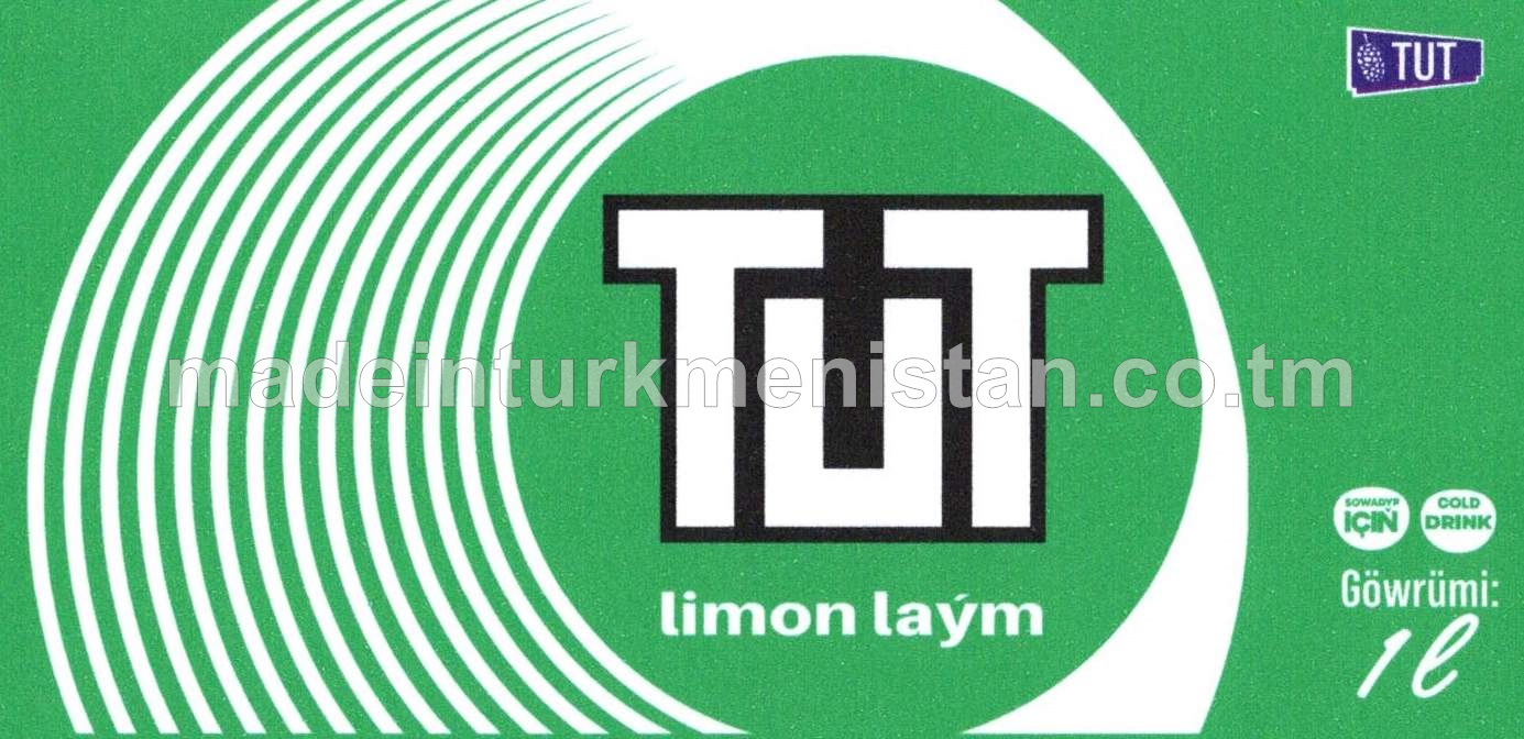 "TUT" Limon-laým alkogolsyz gazlandyrylan içgi