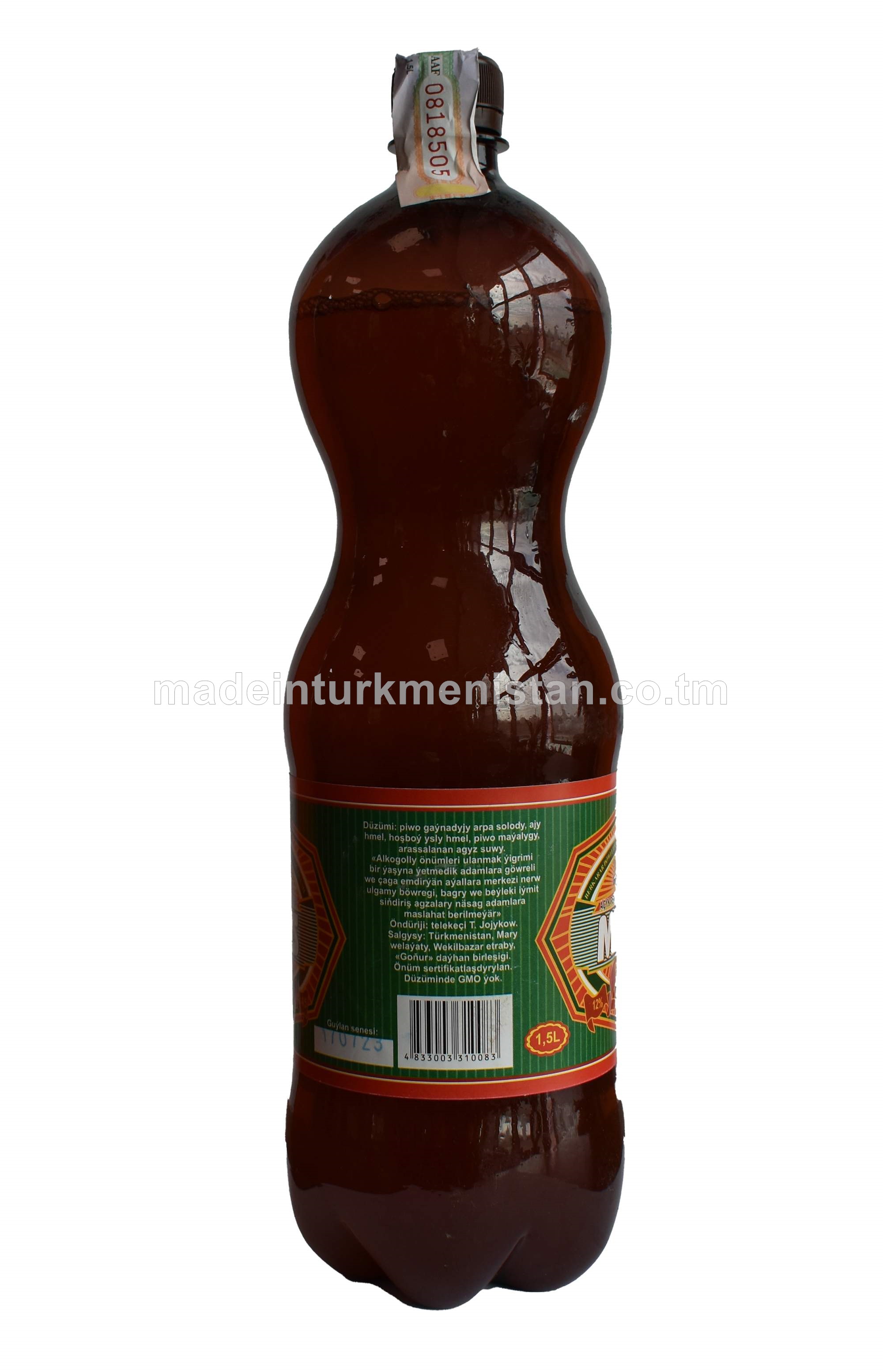 "Miras" açyk reňkli pasterizirlenen süzülen piwo