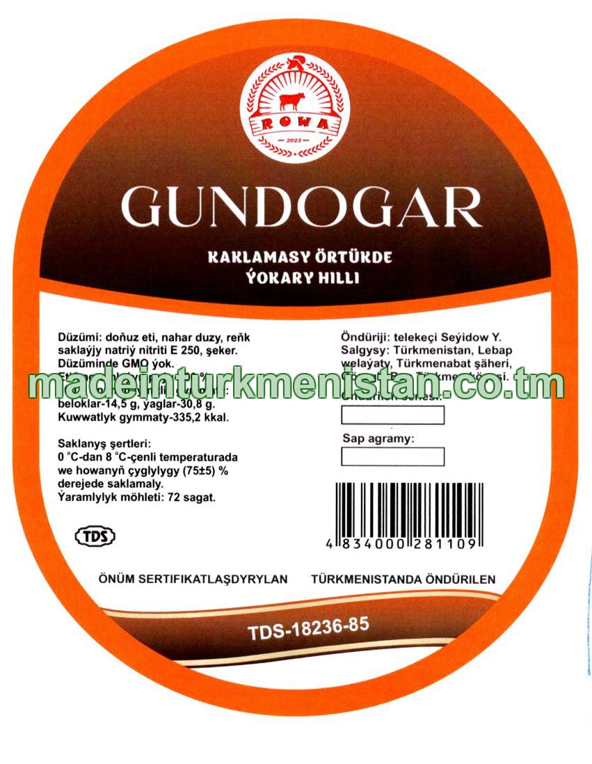 "Gündogar" ýokary hilli kaklamasy