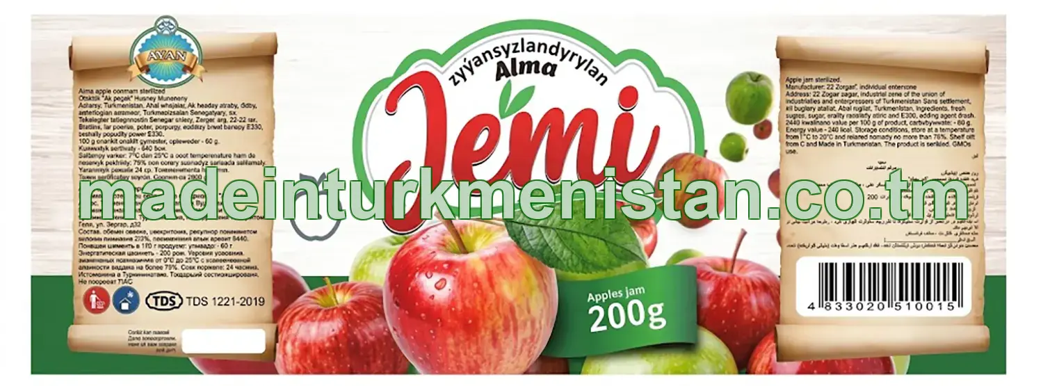 Alma zyýansyzlandyrylan jemi