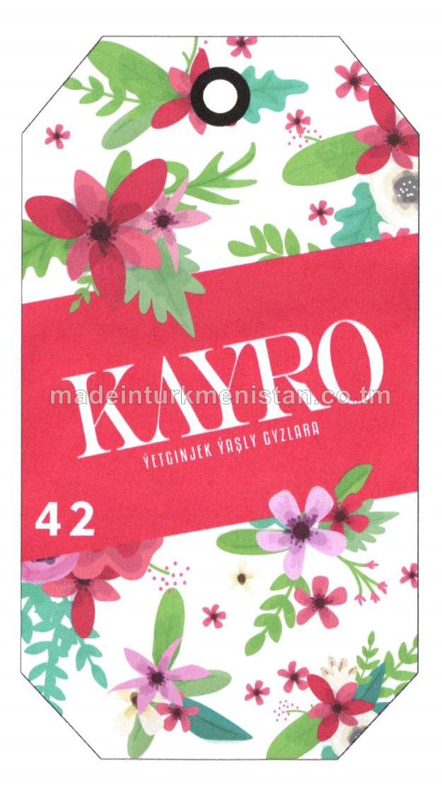 Ýetginjek ýaşly gyzlaryň trikotaž matadan trusysy. Modeli: T7000, artikul: 1, ölçegi: 42