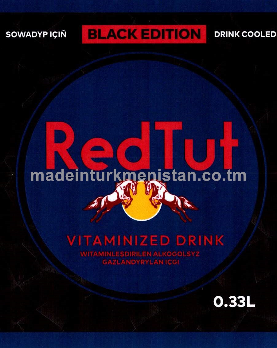 "RedTut" zirk hoşboý ysly witaminleşdirilen alkogolsyz gazlandyrylan içgi