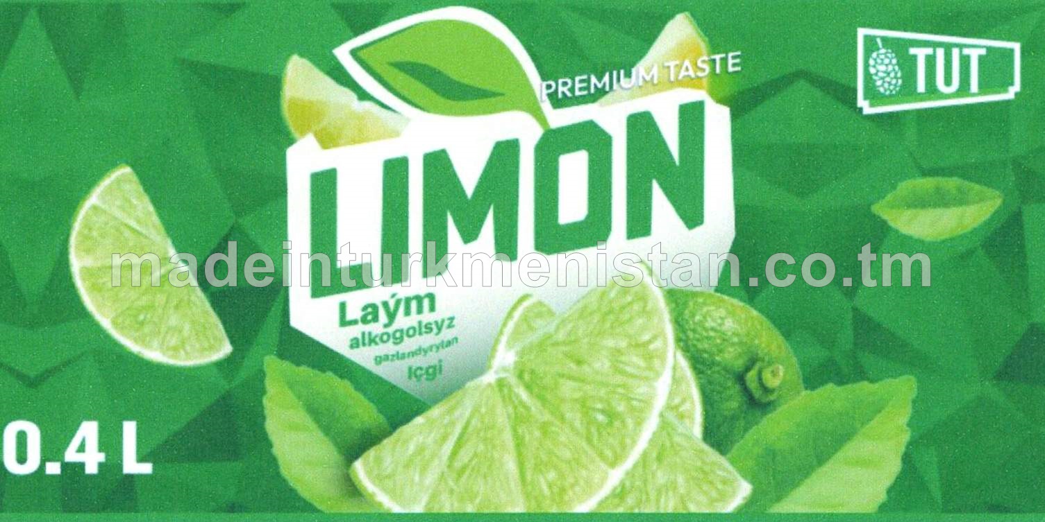 "TUT" Limon-laým alkogolsyz gazlandyrylan içgi