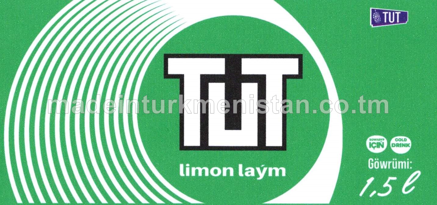 "TUT" Limon-laým alkogolsyz gazlandyrylan içgi