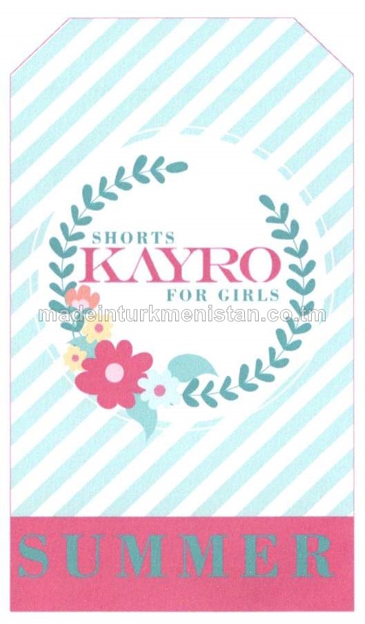 Kiçi mekdep ýaşly gyzlaryň trikotaž matadan şortysy. Modeli: Ş3000, artikul: 1, ölçegi: 34-36
