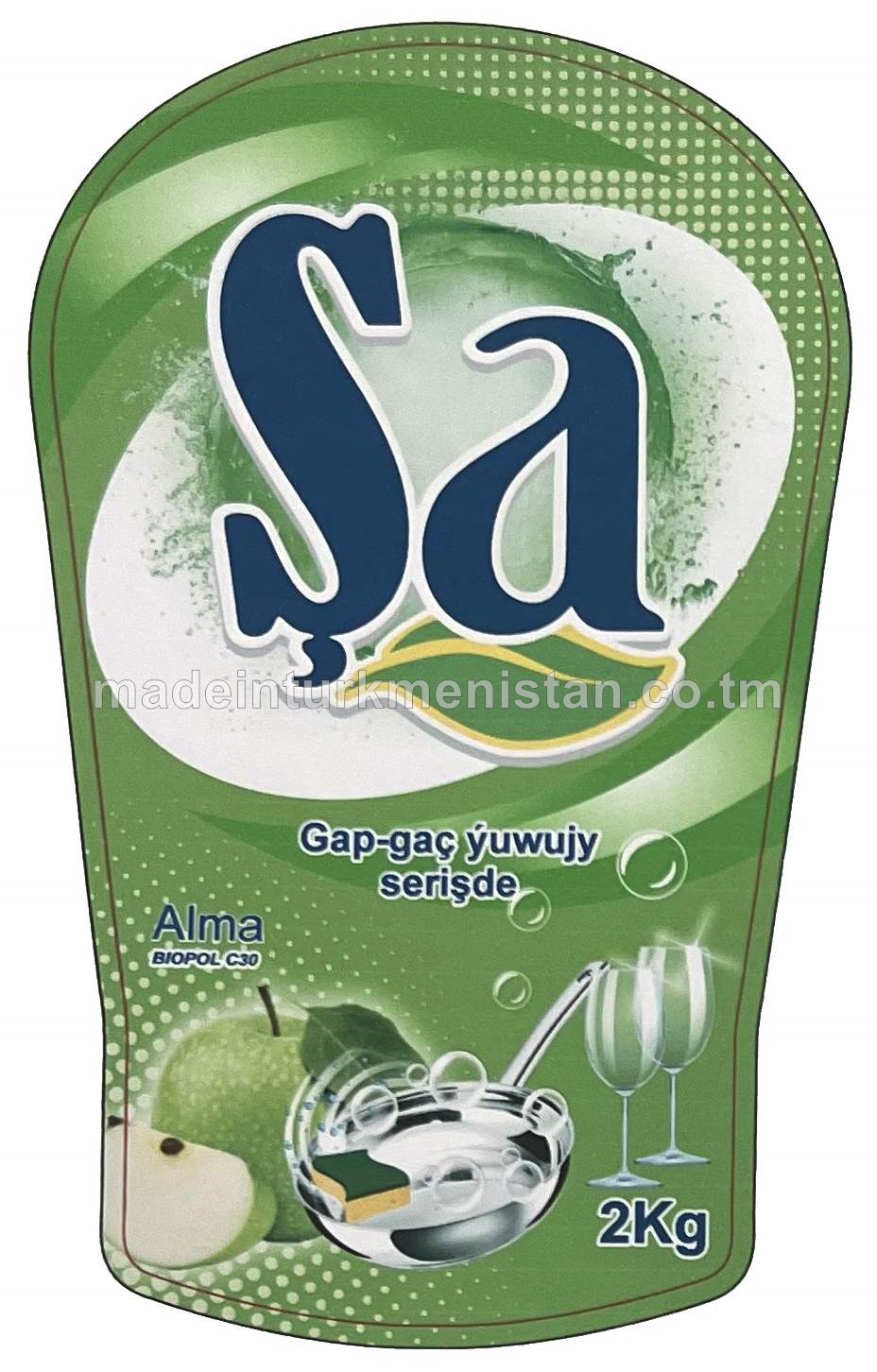 Şa gap-gaç ýuwujy serişde, alma