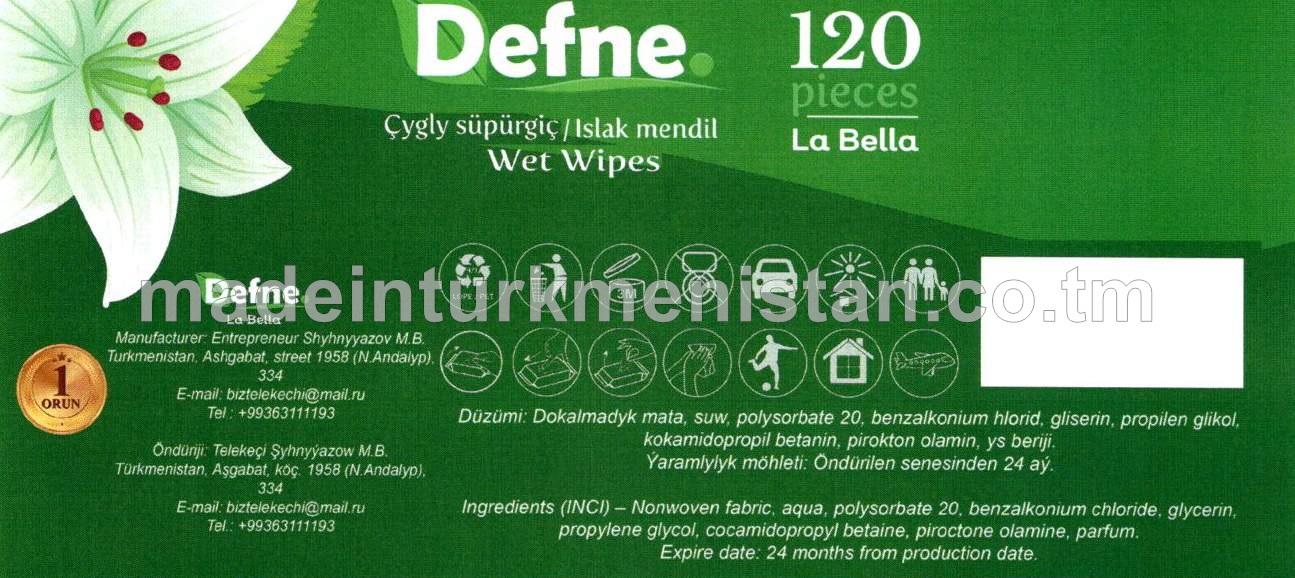 Çygly süpürgiç. La Bella ysly