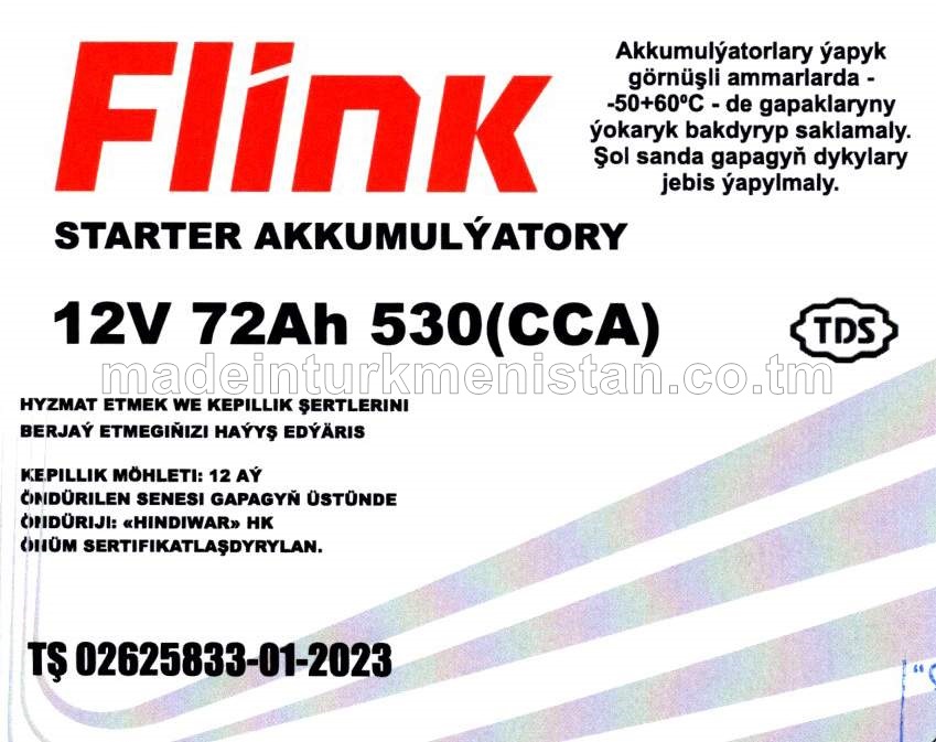 Akkumulýator 12V 72Ah 530 (CCA)