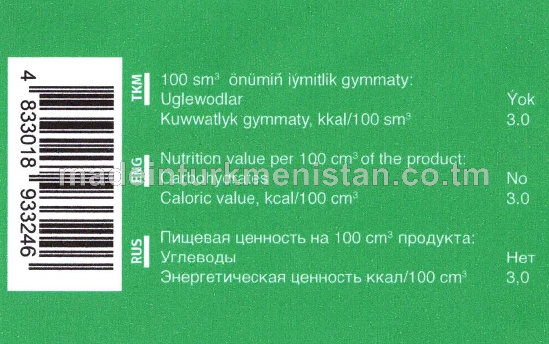"TUT" Limon-laým alkogolsyz gazlandyrylan içgi
