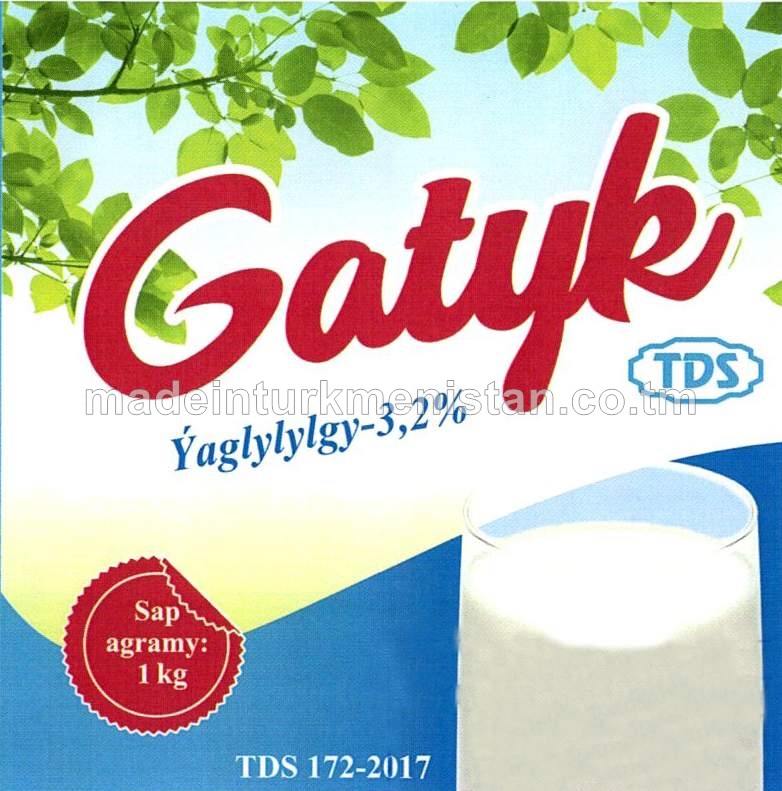 Gatyk ýaglylygy 3,2%