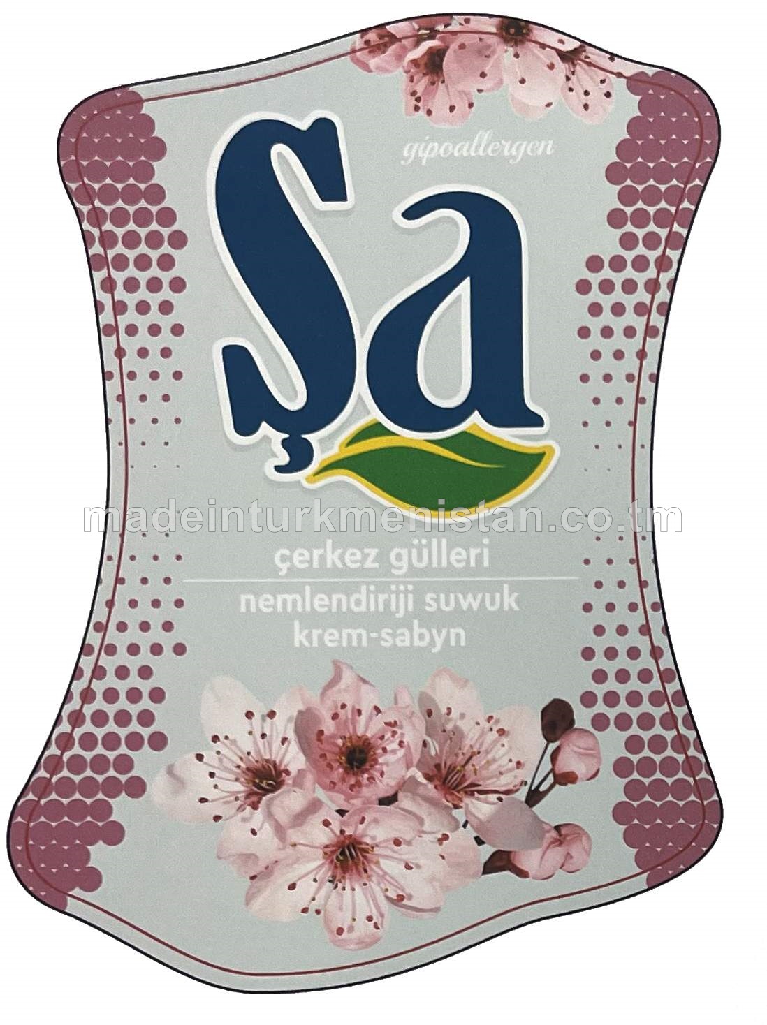 Şa nemlendiriji suwuk krem-sabyn, çerkez gülleri