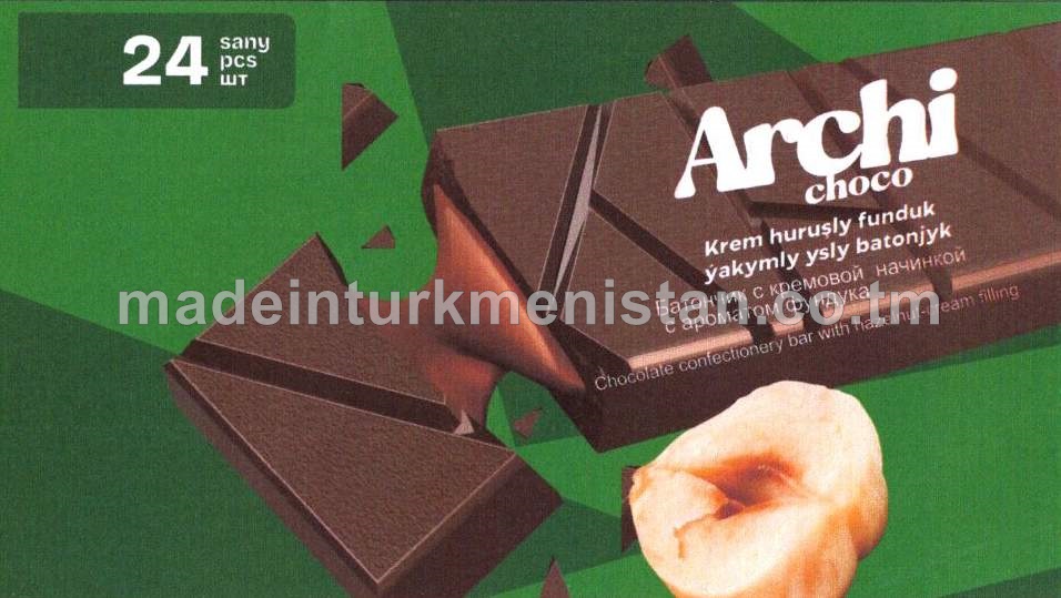 Krem huruşly funduk ýakymly ysly batonjyk (24 sany*20 g)