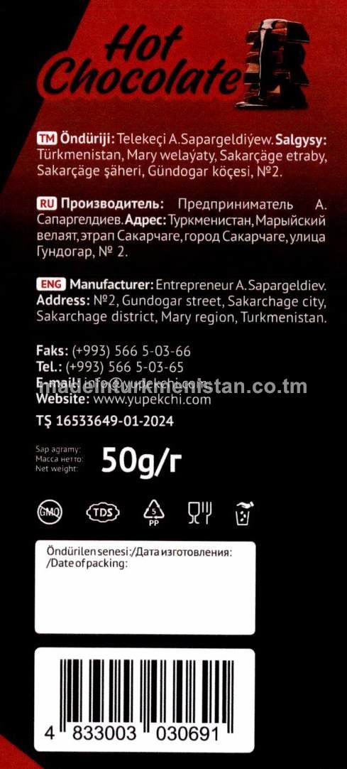 "Real" şokolad tagamly mekgejöwen patragy