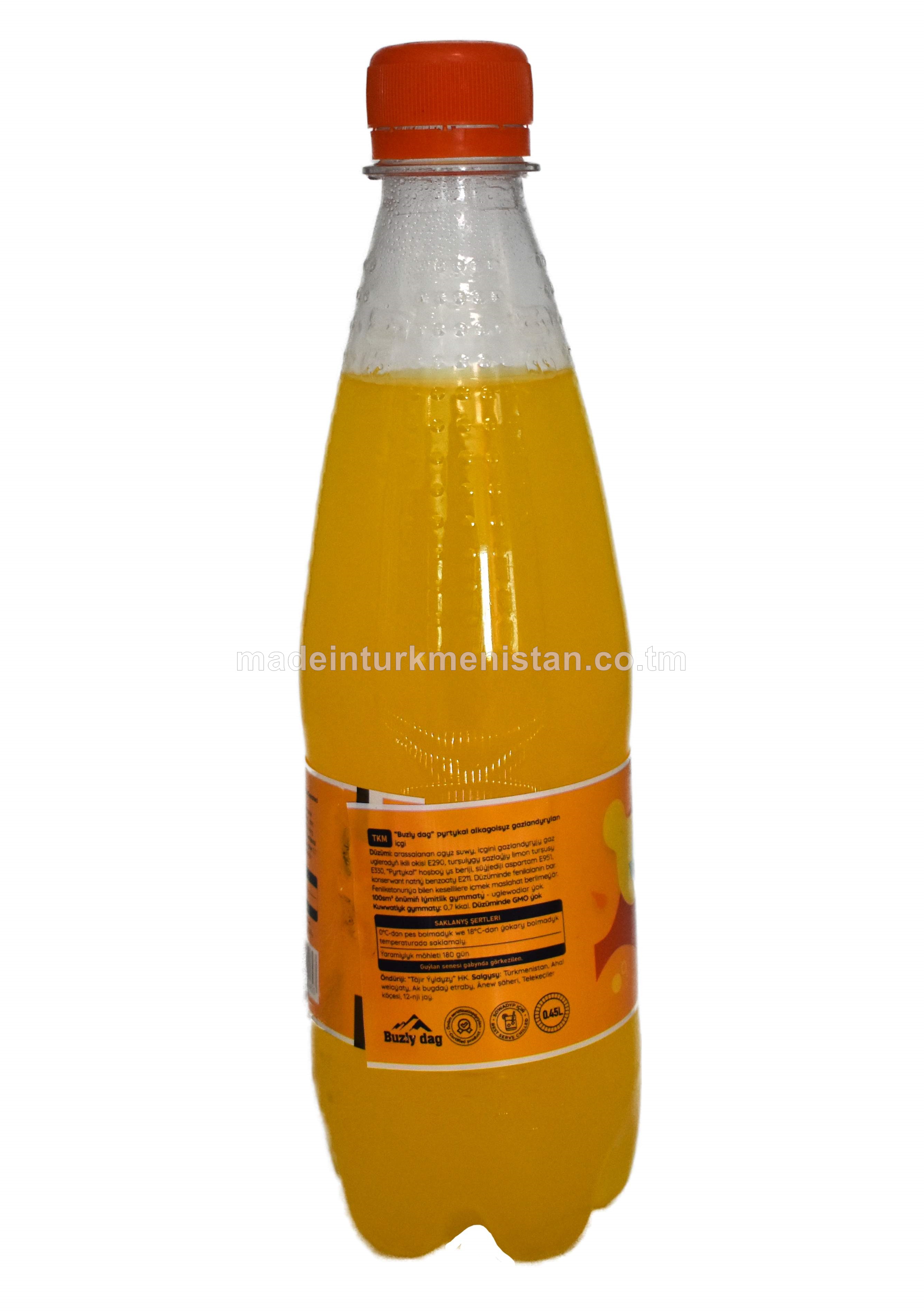 Pyrtykal alkogolsyz gazlandyrylan içgi