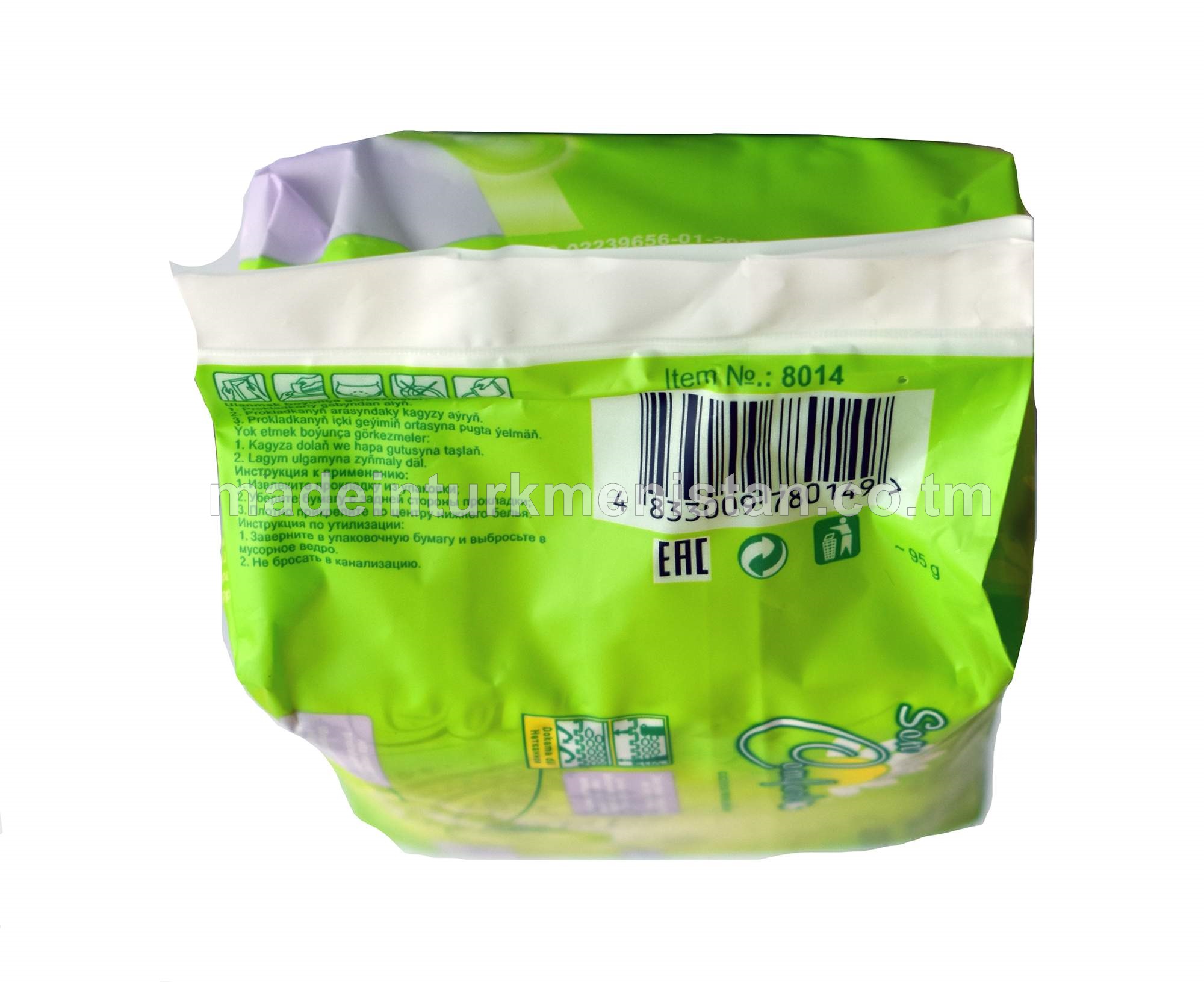 Pagta ýaly ýumşak prokladka 350mm