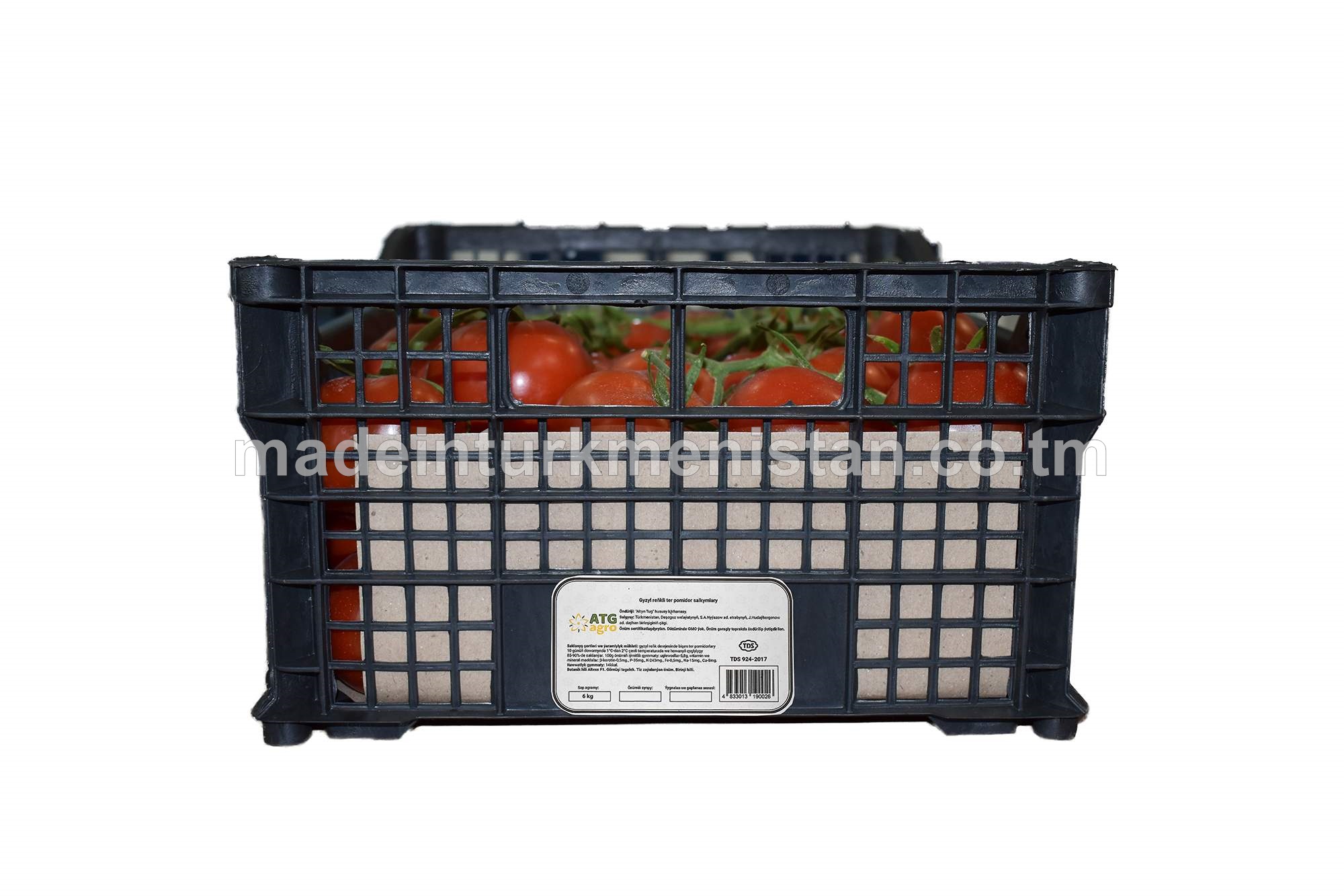 Gyzyl reňkli ter pomidor salkymlary