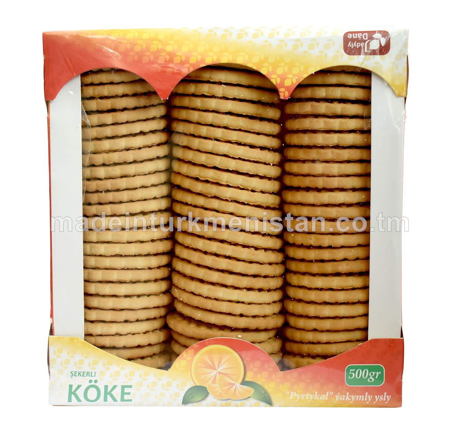 "Pyrtykal" ýakymly ysly şekerli köke