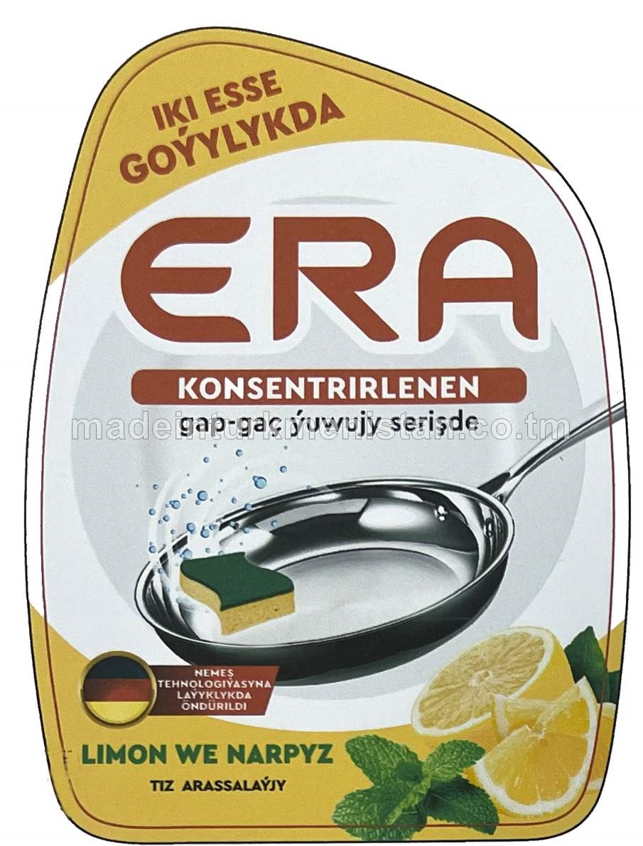 ERA gap-gaç ýuwujy serişde, konsentrirlenen, limon we narpyz