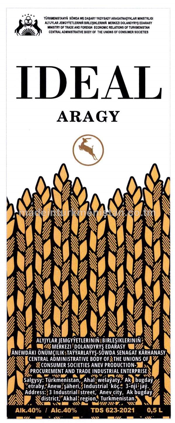 "Ideal" aragy. Alk: 40%