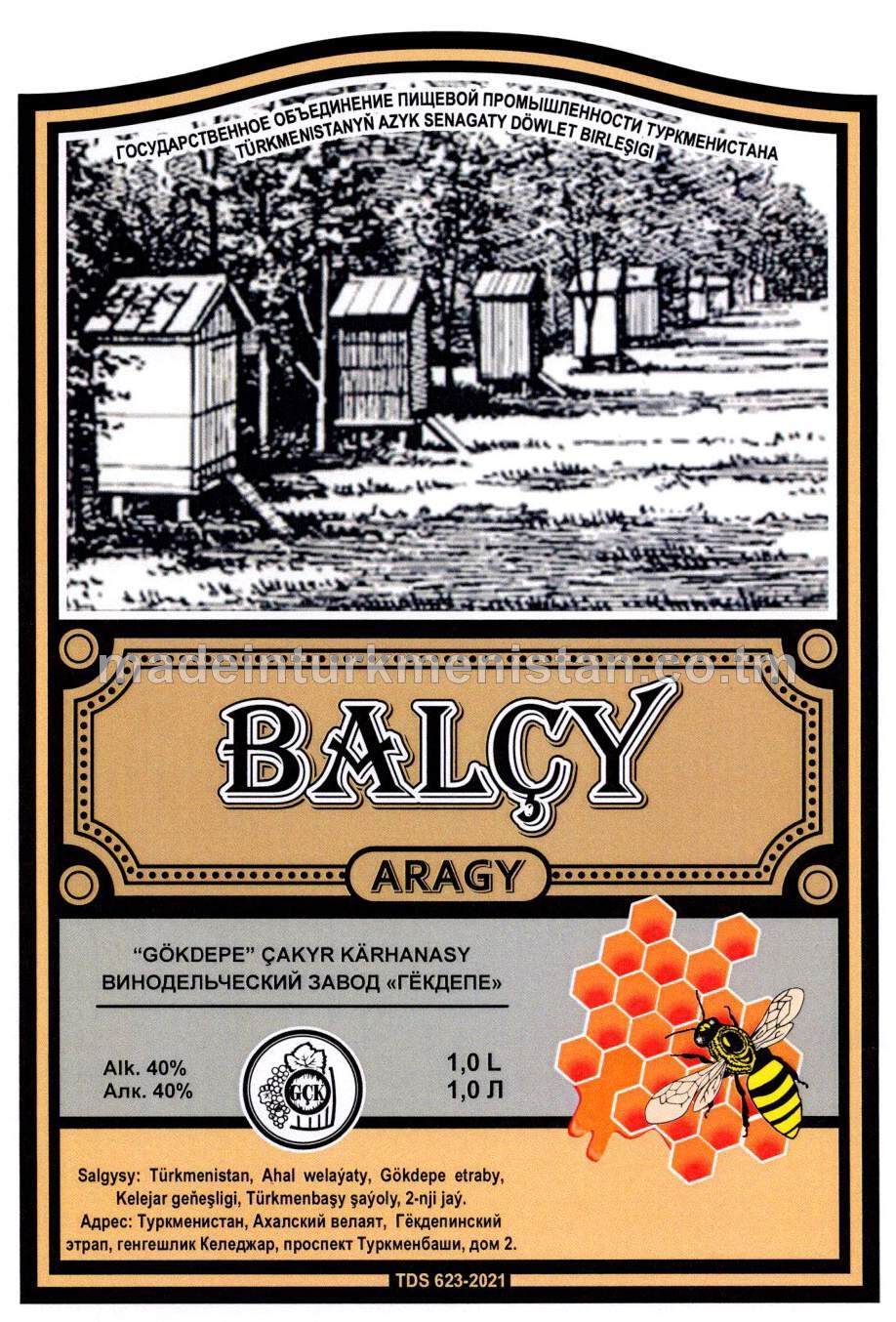 "Balçy" aragy. Alk:40%