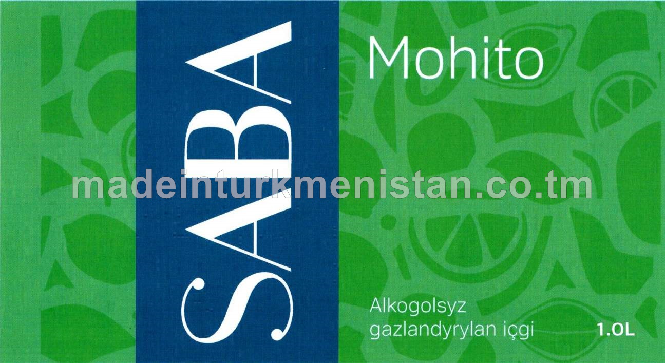 Mohito alkogolsyz gazlandyrylan içgi