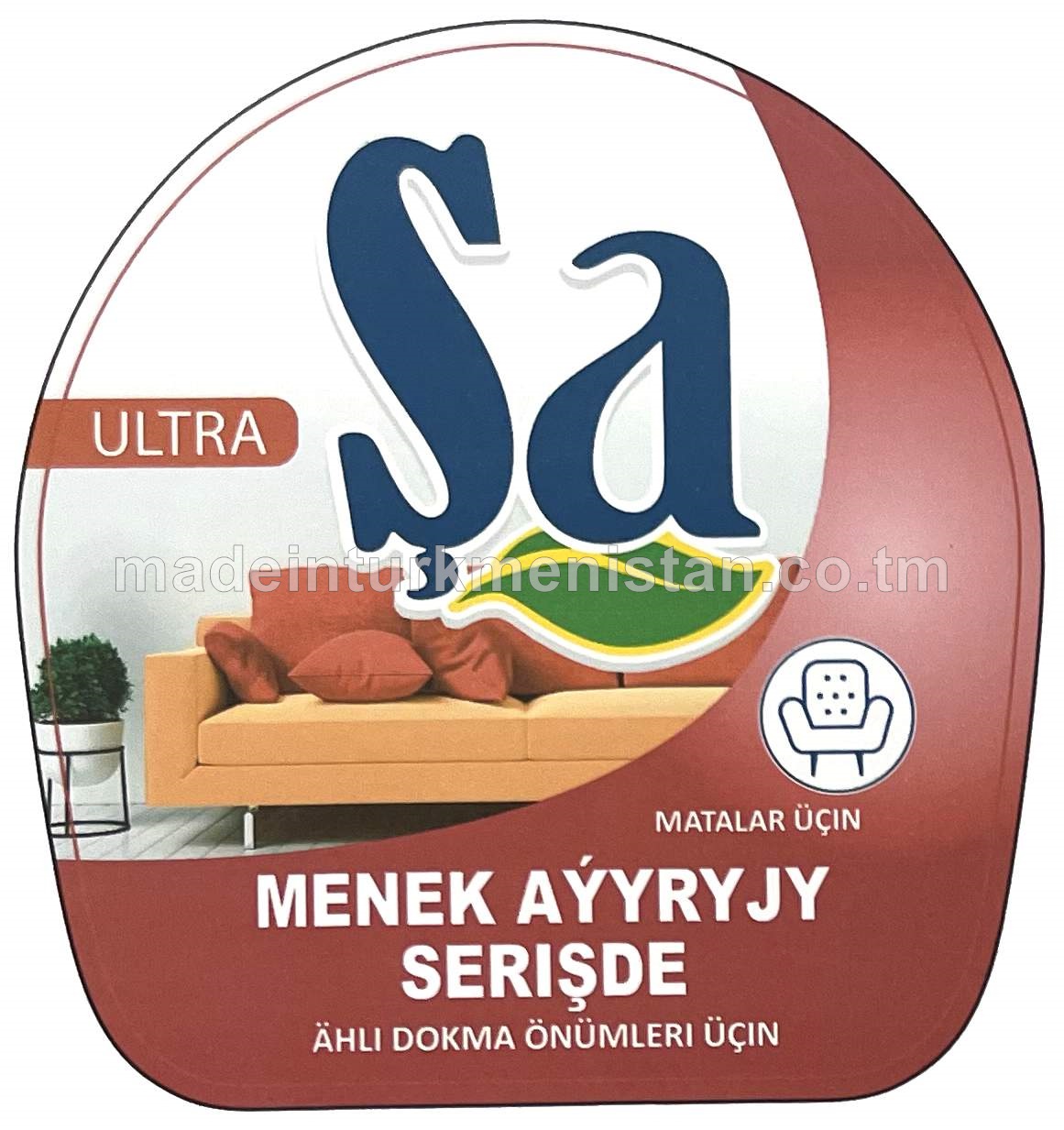 Şa menek aýyryjy serişde (Ähli dokma önümleri üçin)