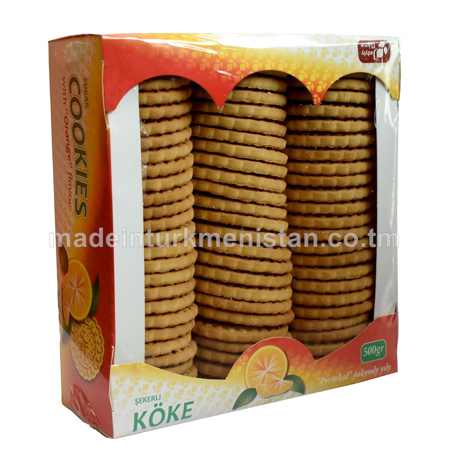"Pyrtykal" ýakymly ysly şekerli köke